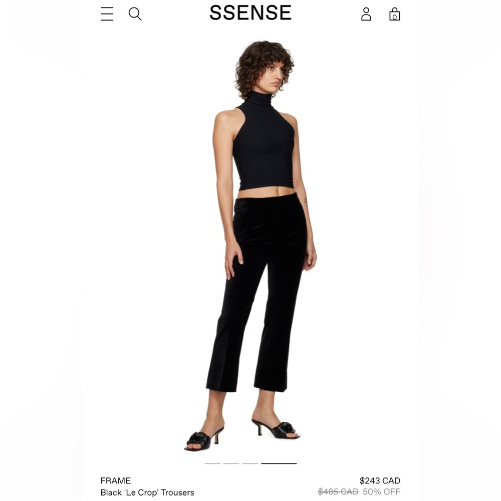 FRAME Le Crop Mini Boot Trousers- NEW! Size 6